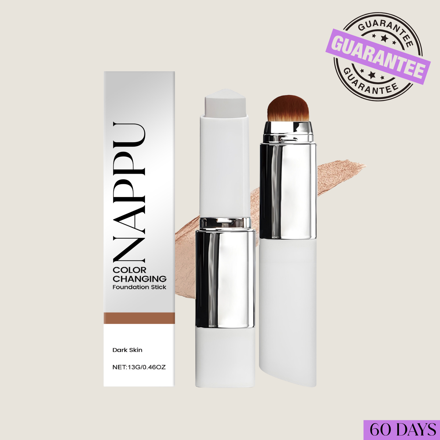 Korean color - changing foundation roll on 2 in 1