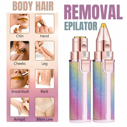 2-in-1 Rechargeable Facial Hair Remover