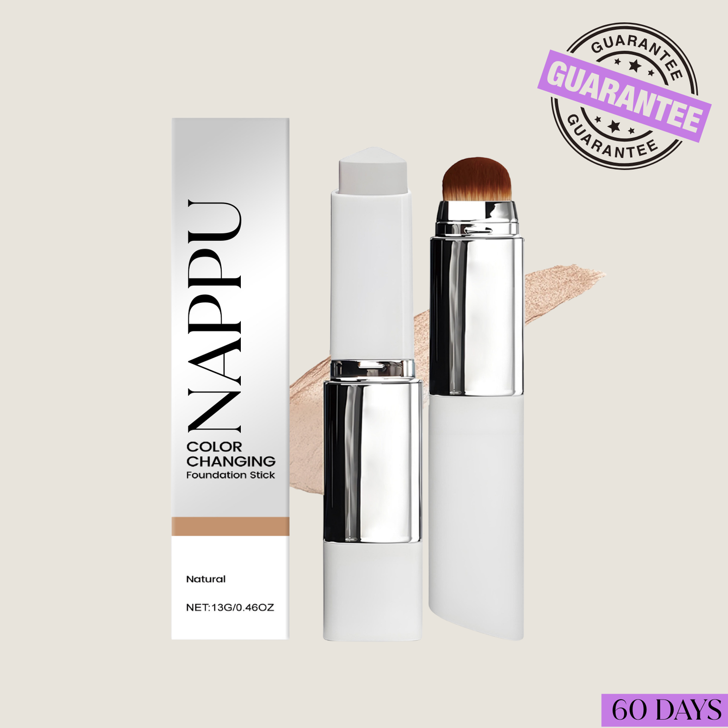 Korean color - changing foundation roll on 2 in 1