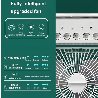 3 in 1 Portable Mini Air Cooler – Rechargeable | Powerful Cooling | Low Noise