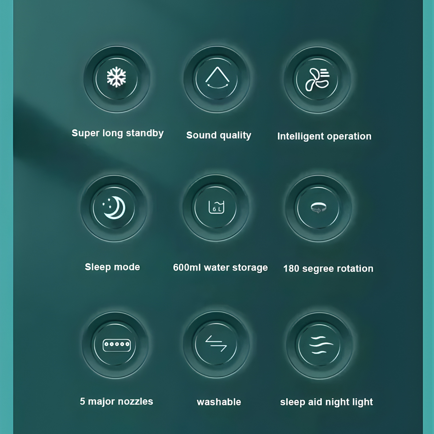 3 in 1 Portable Mini Air Cooler – Rechargeable | Powerful Cooling | Low Noise