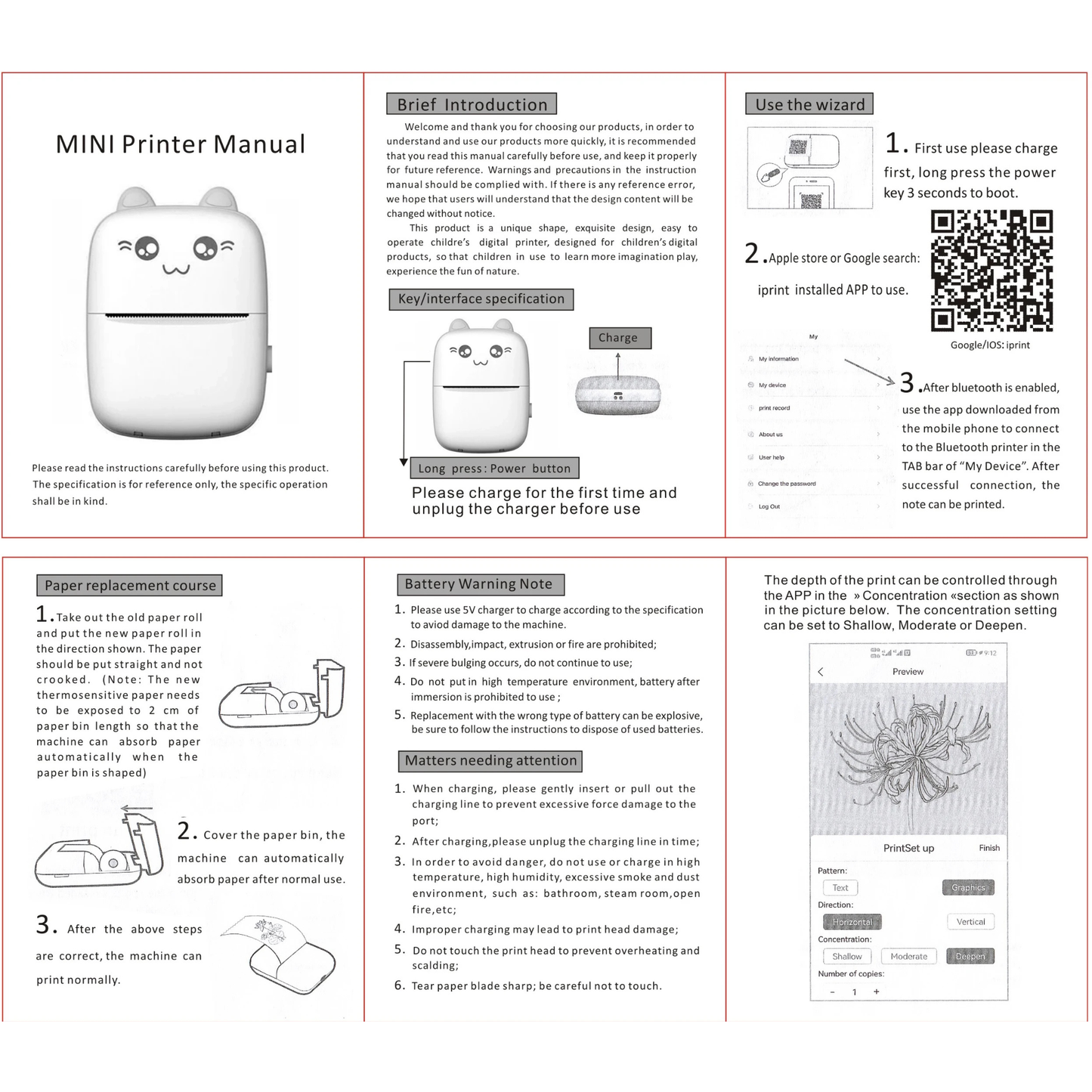 Mini Thermal Printer