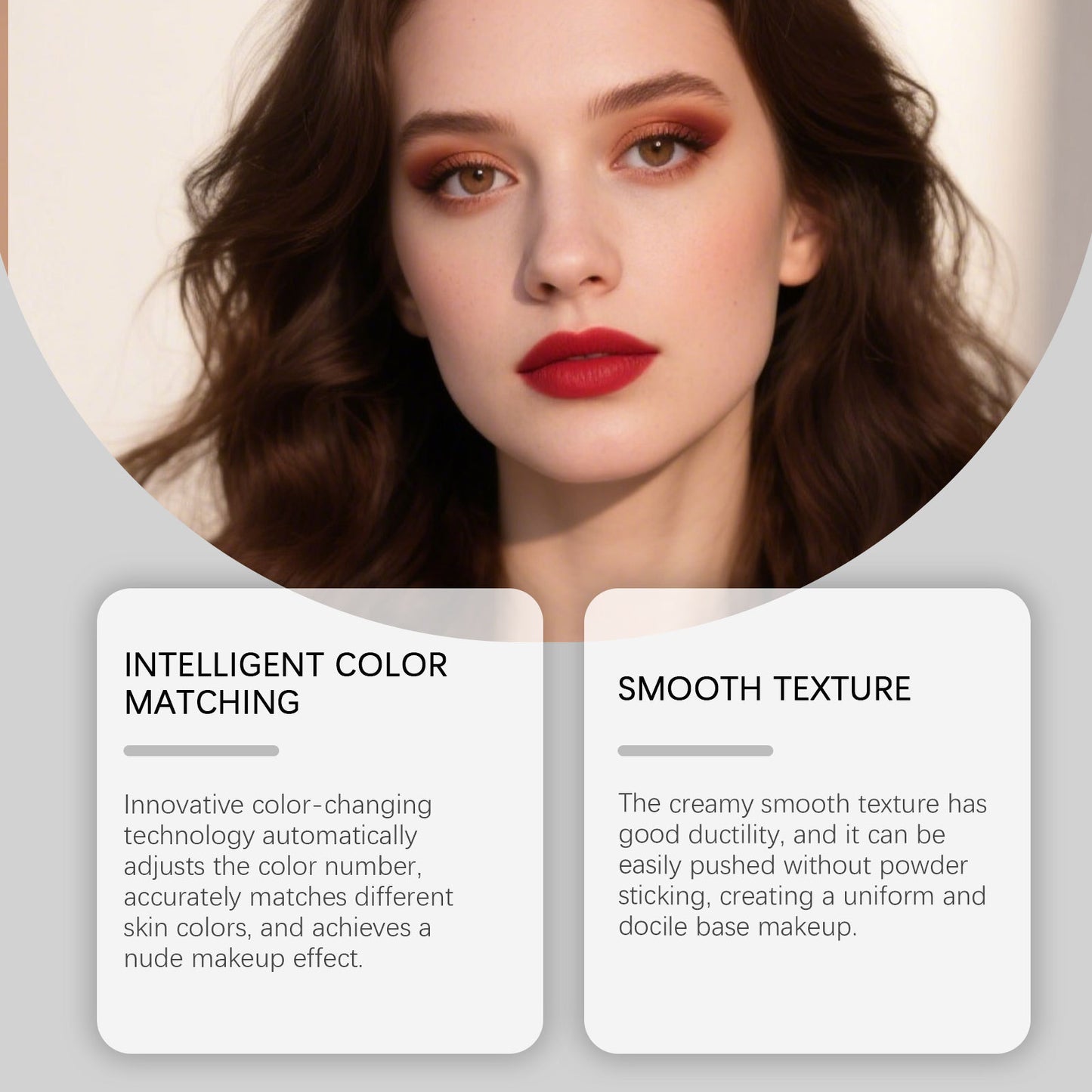 Korean color - changing foundation roll on 2 in 1