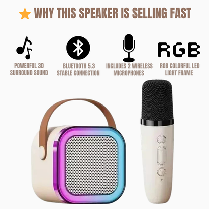 Mini Portable Bluetooth Speaker & Mics